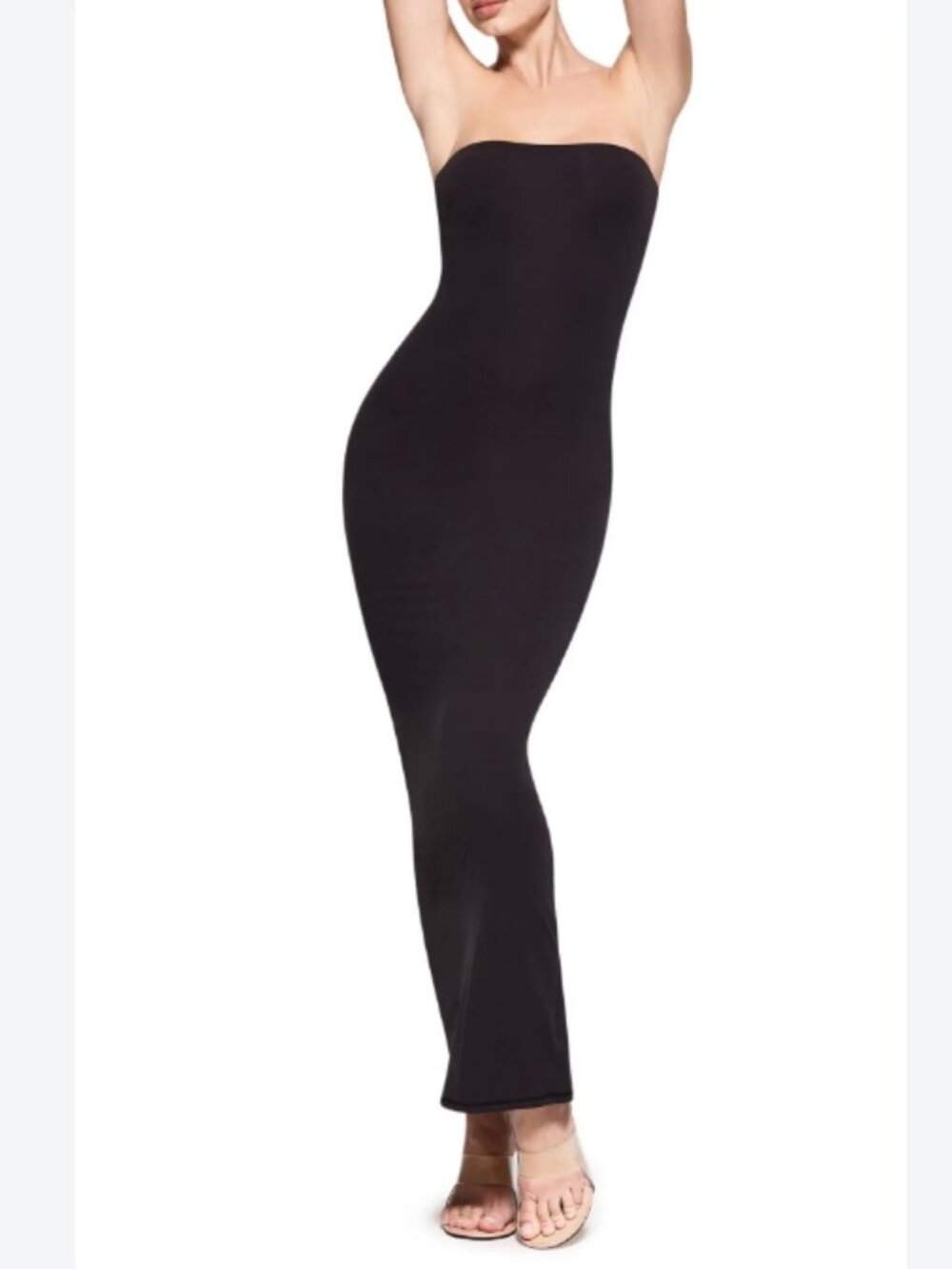 NWT SKIMS Fits Everybody Tube Dress in Onyx